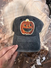 Load image into Gallery viewer, Sequin Pumpkin Hat