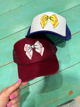 Load image into Gallery viewer, Softball Bow Trucker Hat