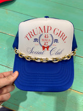 Load image into Gallery viewer, Trump Girl Social Club Trucker Hat