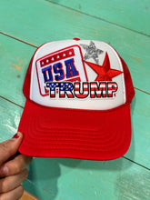 Load image into Gallery viewer, Trump USA Trucker Hat
