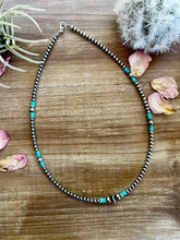 Load image into Gallery viewer, 19 Inch necklace with Sterling Silver Pearls