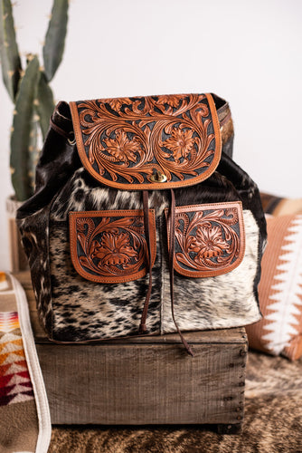 The Taos Cowhide Backpack